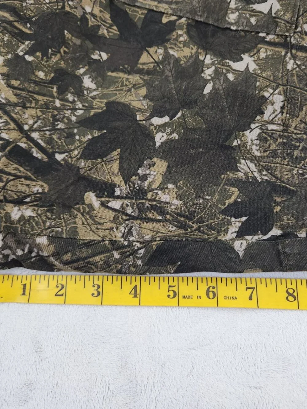 Old Navy Men Cargo Shorts 32 Camo Lived-In Straight Built-In Flex Photoreal Tree
